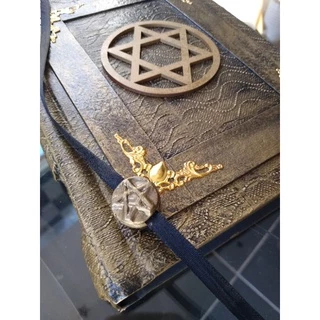 Grimorio Livro das Sombras Hexagrama Estrela de Davi 160