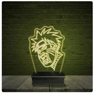 Led Luminária Acrílico Abajur - Naruto Anime Desenho 11