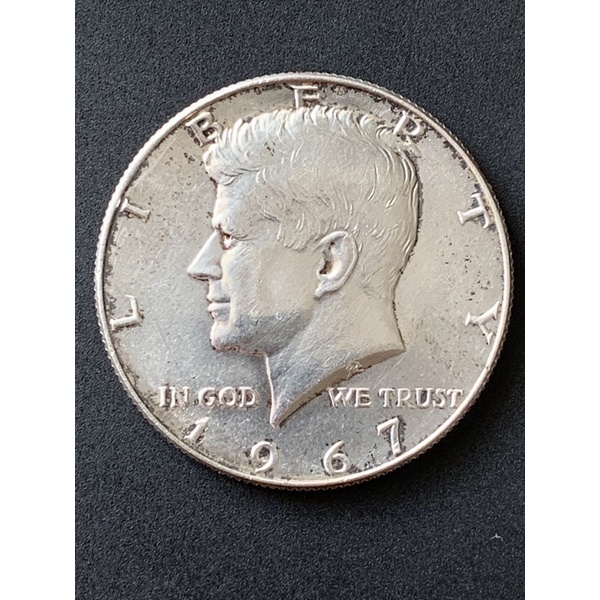 Moeda dos Estados Unidos - 50 cents - 1967 - Prata (.40