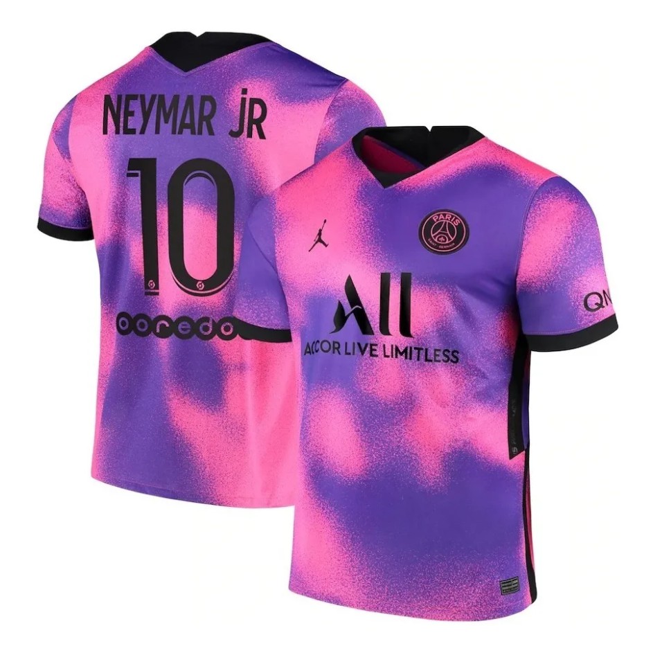 Camisa rosa e roxa psg