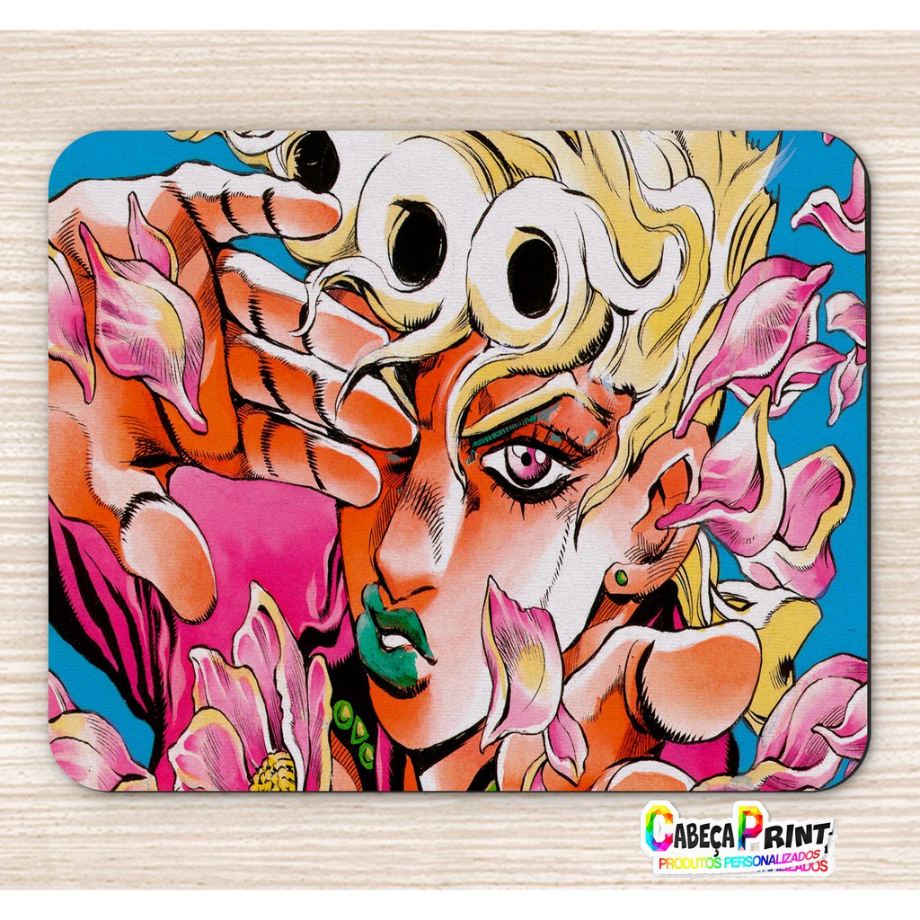 Mouse Pad 20X24 Cm Jojo's Bizarre Adventure | Shopee Brasil