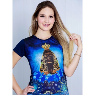 Baby look Religiosa Católica Nossa Senhora Aparecida BTF998