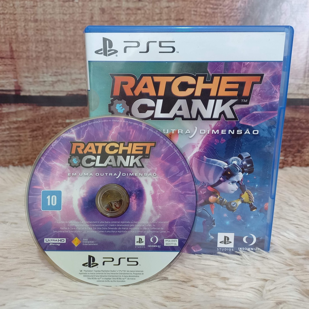Jogo Ps5 Ratchet & Clank Rift Apart Mídia Física