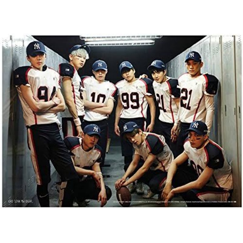 EXO - Poster Oficial - Love me right - Versão chinesa (85 x 61 cm) (No tubo) (Novo)
