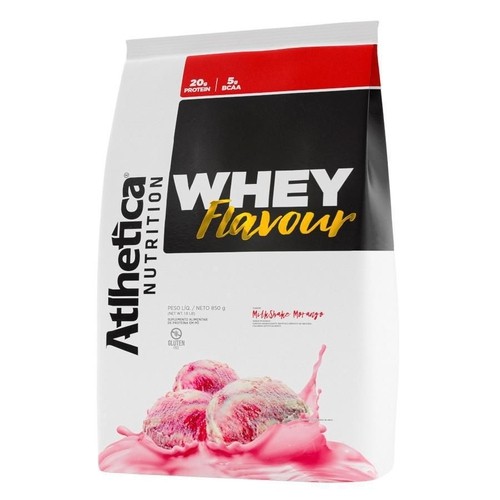 Whey Flavour – Milkshake de Morango 850g – Atlhetica Nutrition
