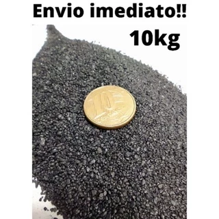 10kg Substrato de Aquário PRETO / PH Neutro / Grano:01