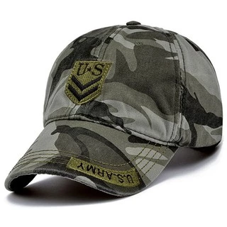 Boné de beisebol masculino Camo do exército dos EUA de alta qualidade Boné tático masculino da marca Gorra militar para adultos