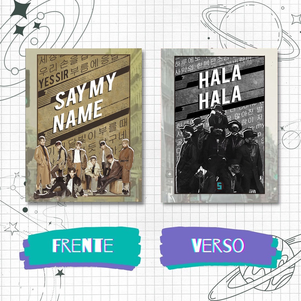 Caderno Espiral Moderne A5 - KPOP - Monsta X, Blackpink