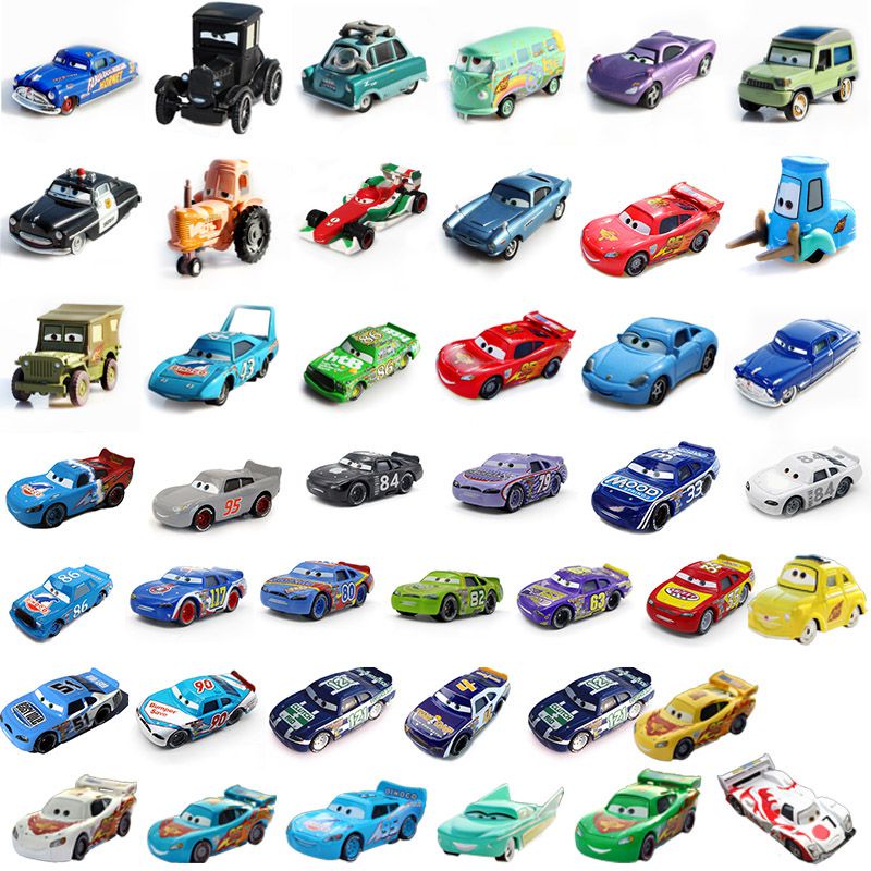 Diney Pixar Carros Relâmpago Mcqueen Mater Jackon Torm Ramirez 1: 55 Diecat Veículo Liga De Metal Brinquedo Presentes