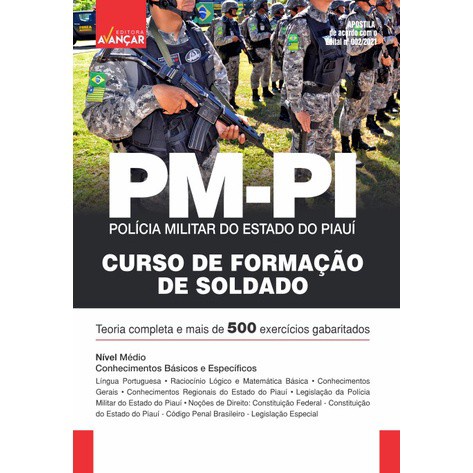 Concurso PM PI Soldado - Legislação Da Policia Militar do Piauí 