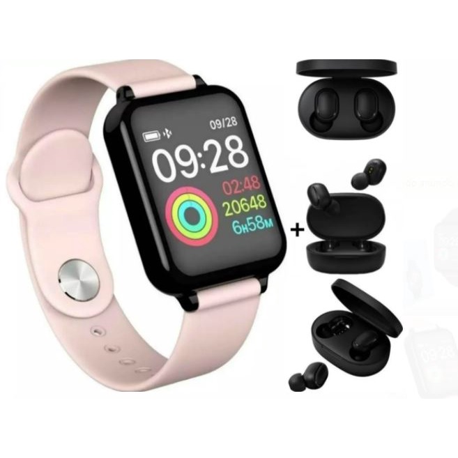 Smartwatch B57 Relógio Inteligente Hero Band 3 Fitness Smart em
