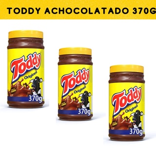 Kit 3 Achocolatado em pó toddy 370g cada pote