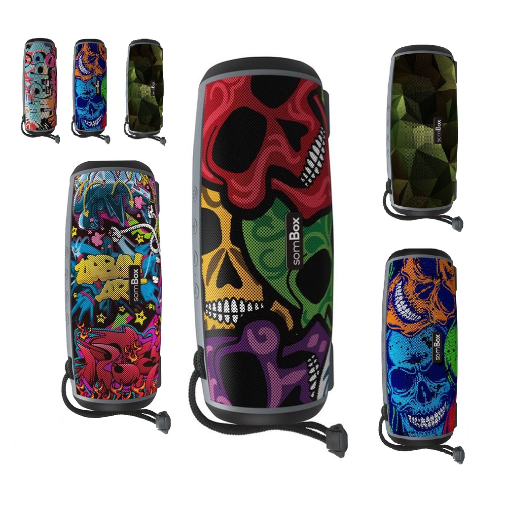 Caixa De Som Bluetooth 24W SomBox S318