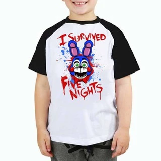 Camiseta Camisa Five Nights At Freddys Bonnie Fnaf Chica Games