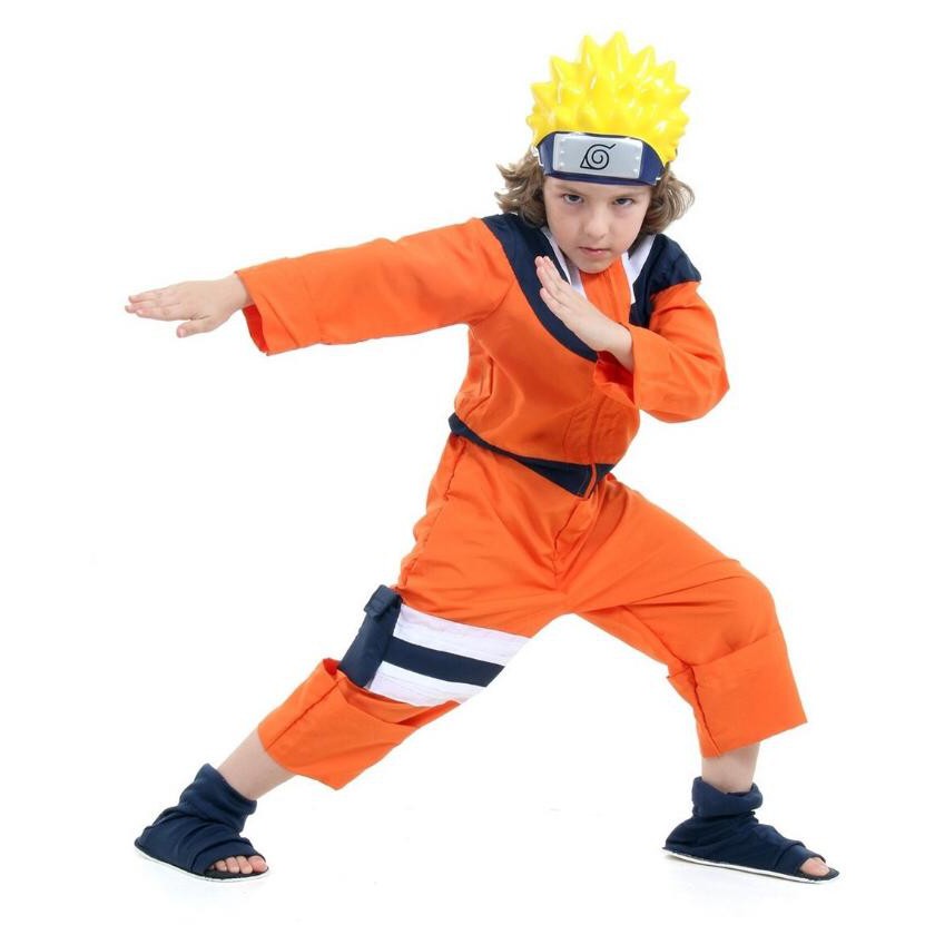 Roupas de cosplay para fantasias masculinas para crianças naruto fantasia  de anime