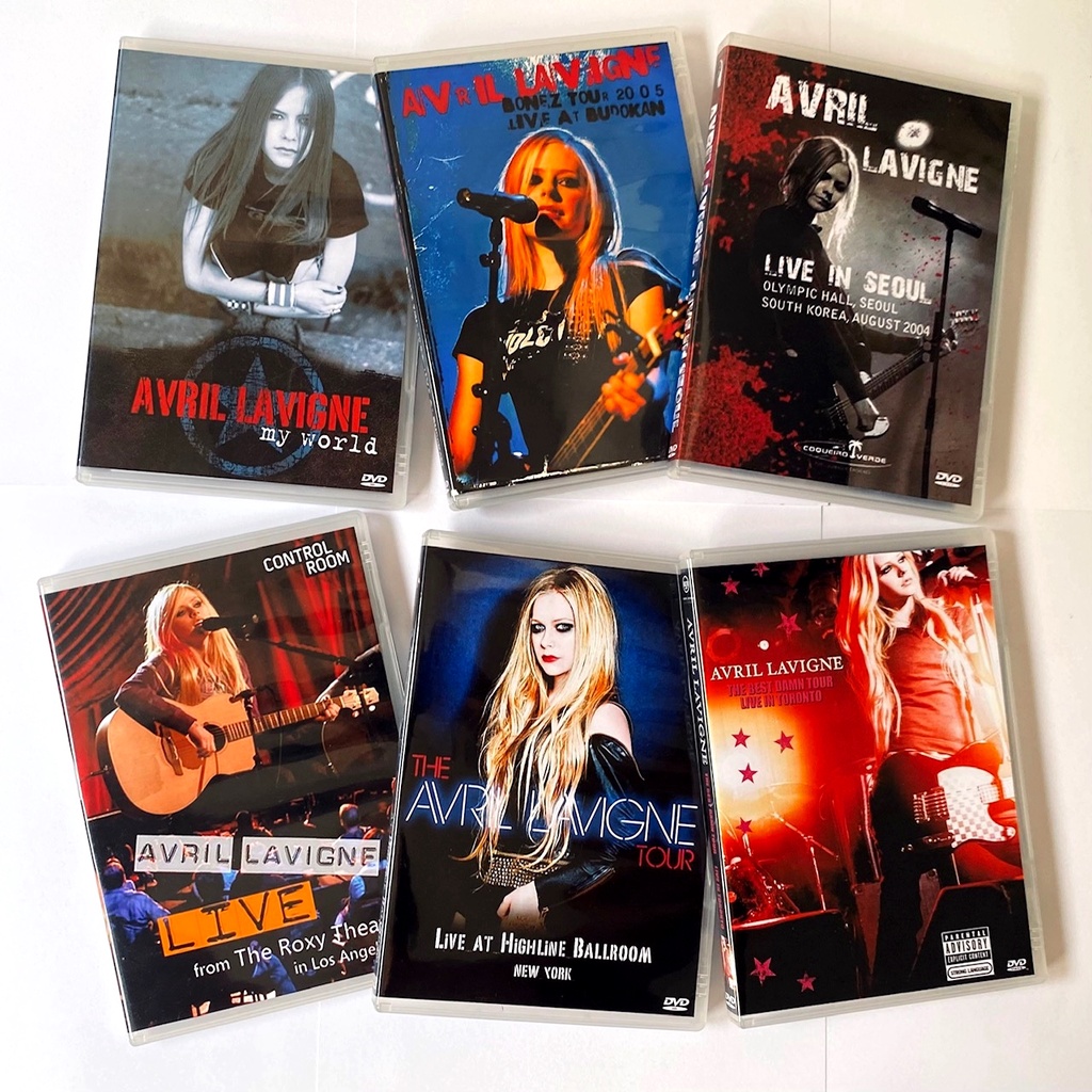 DVD Avril Lavigne My World Try To Shut Me Up Seoul Bonez Tour at
