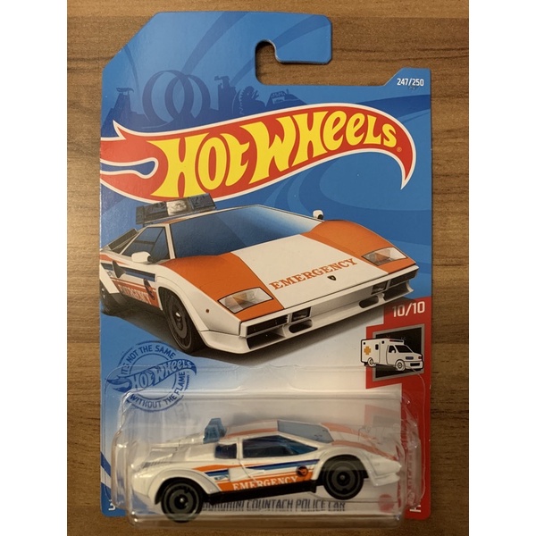 Lamborghini countach pace cheap car hot wheels