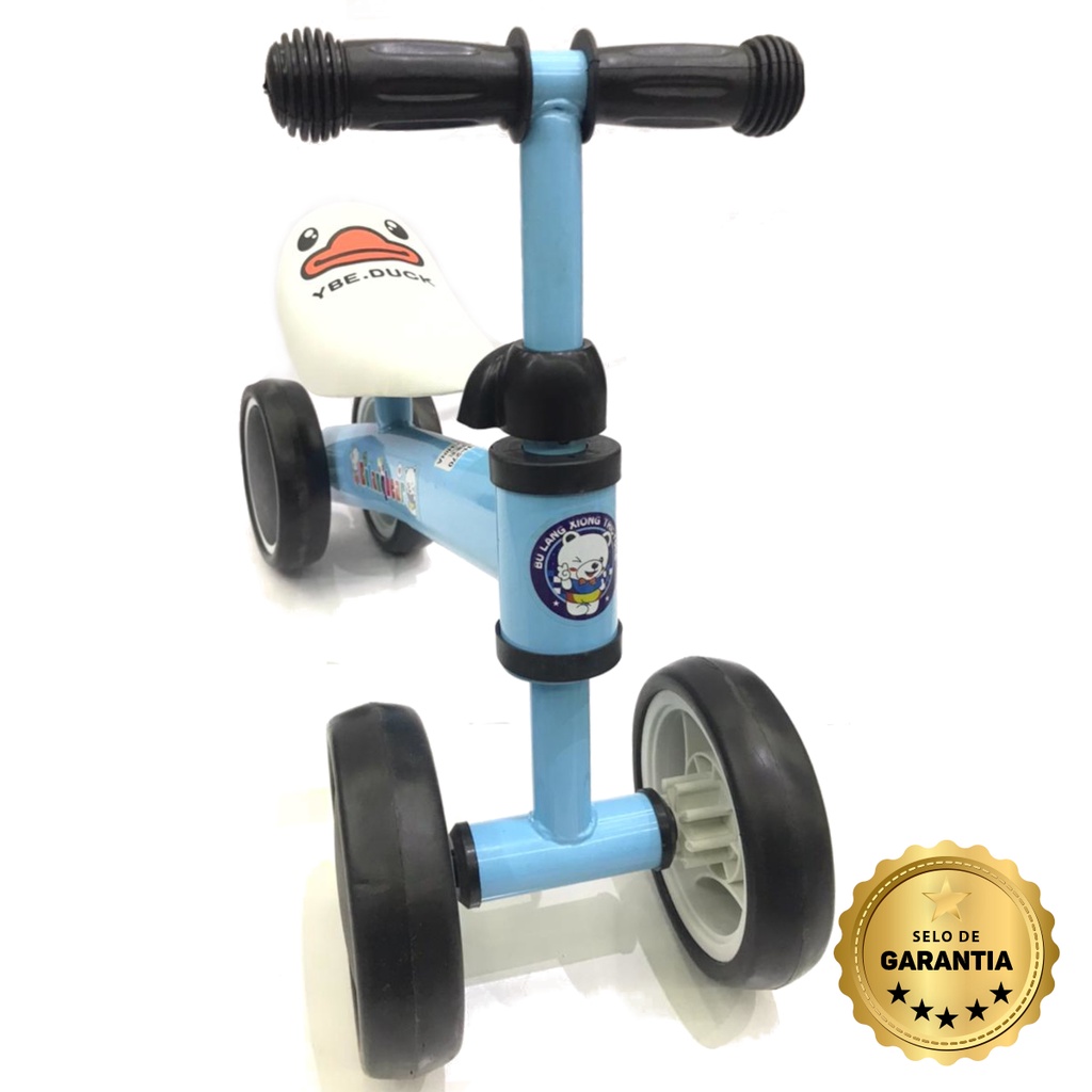 Triciclo Infantil Motoca Vermelha Sem Pedal Andador Passeio