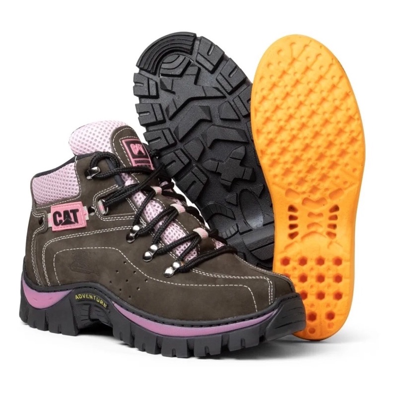bota feminina coturno caterpillar a pronta entrega ótima qualidade