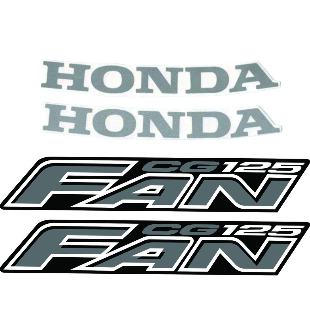 Faixa Adesiva CG Fan 125 2008 - Preta/Cinza | Shopee Brasil