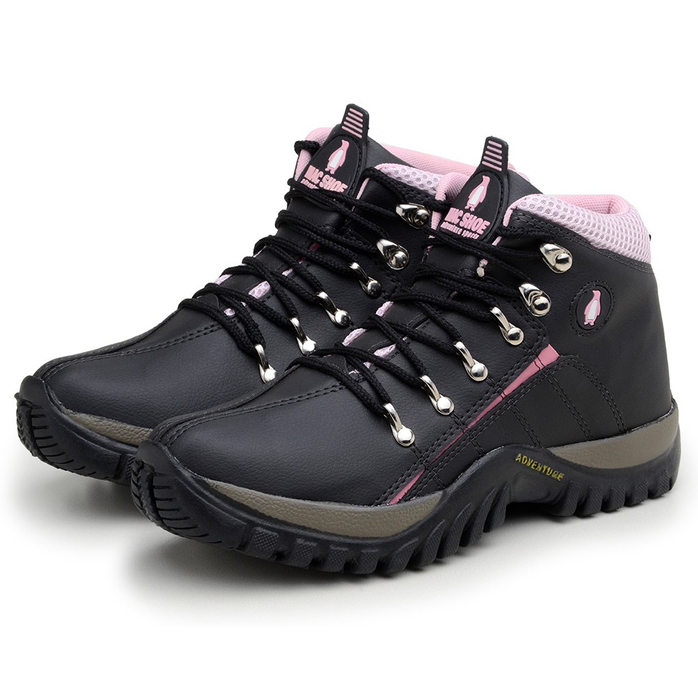 Coturno Bota Unissex Adventure Trilha Adulto e Infantil Sola Tratorada  Antiderrapante COURO - Cia - Bota para Escalada e Trekking - Magazine Luiza