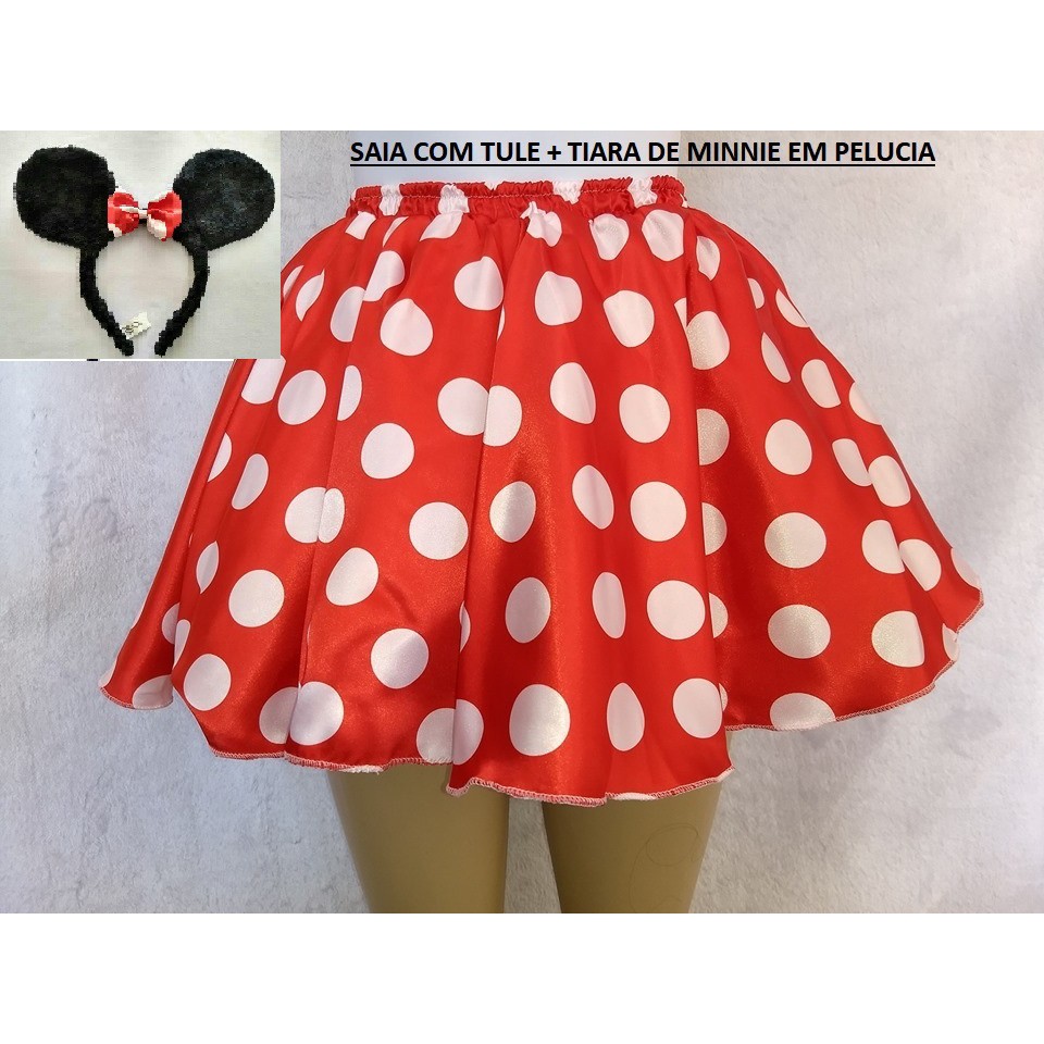 Saia tule hot sale da minnie