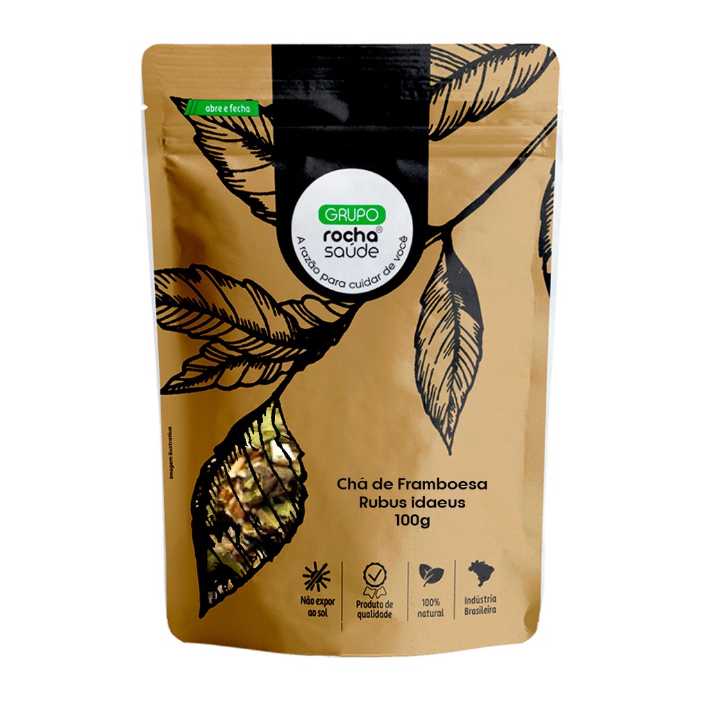 Folha de Framboesa Ch 100 Natural Premium 100g Shopee Brasil