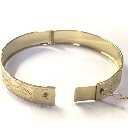 Swjoias Pulseira Bracelete Escrava Egípcio 10mm Ouro 18k 750 | Shopee Brasil