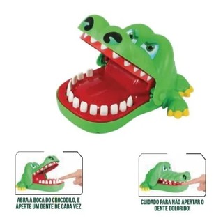 Brinquedo Jogo Dino Desafio Dentista Morde Dedos Infantil