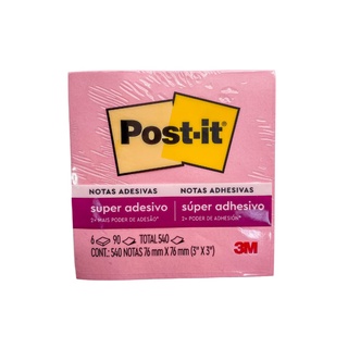 Bloco Adesivo Post-It 3M Coleção Viajar 76x76 mm 540 Fls