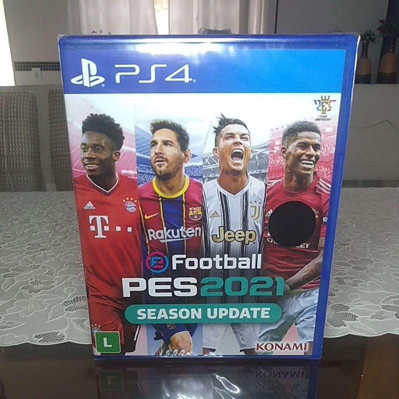 Pes 2021 Ps4 Midia Fisica Portugues Novo lacrado - Corre Que Ta Baratinho