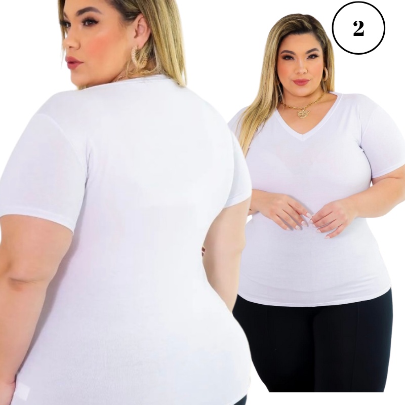 Roupas brancas hot sale plus size