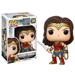 Funko Pop Justice League Wonder Woman 206 Novo Original em Oferta na Shopee