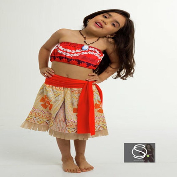 Conjunto Infantil Fantasia Princesa Moana - Frete Grátis – Boutique Baby  Kids
