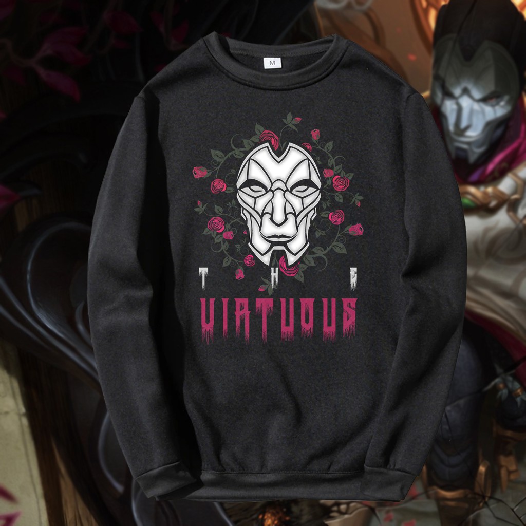 Blusa Moletom Gola Redonda Unissex League Of Legends Jhin