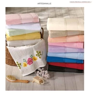 Kits de Toalhas De Lavabo Artesanalle para Pintar e Bordar Dohler Velour-5,6,8,e 10 unidades
