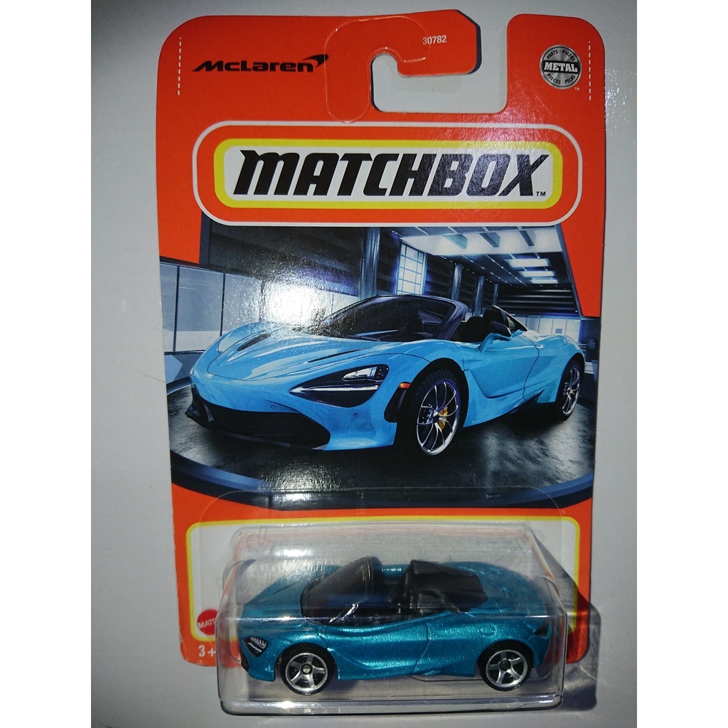 Matchbox McLaren 720S Spider Die-Cast Car – Teal, 1:64 Scale, 20/100 Series - View #3