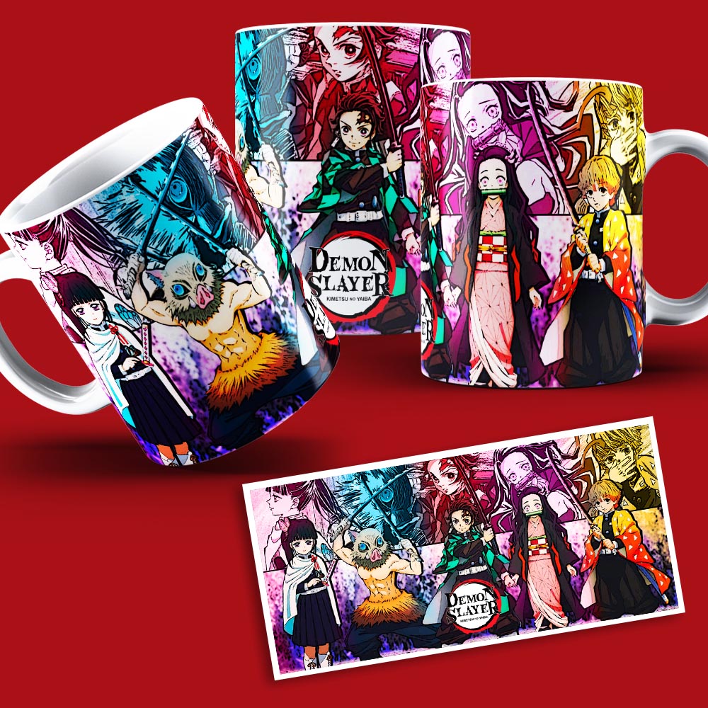 Caneca Demon Slayer Tanjiro & Zenitsu & Inosuke