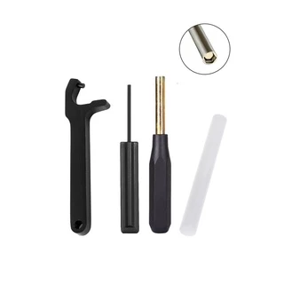 Kit 4 Chaves Desmontagem Glock - Mira Saca Pino E Carregador