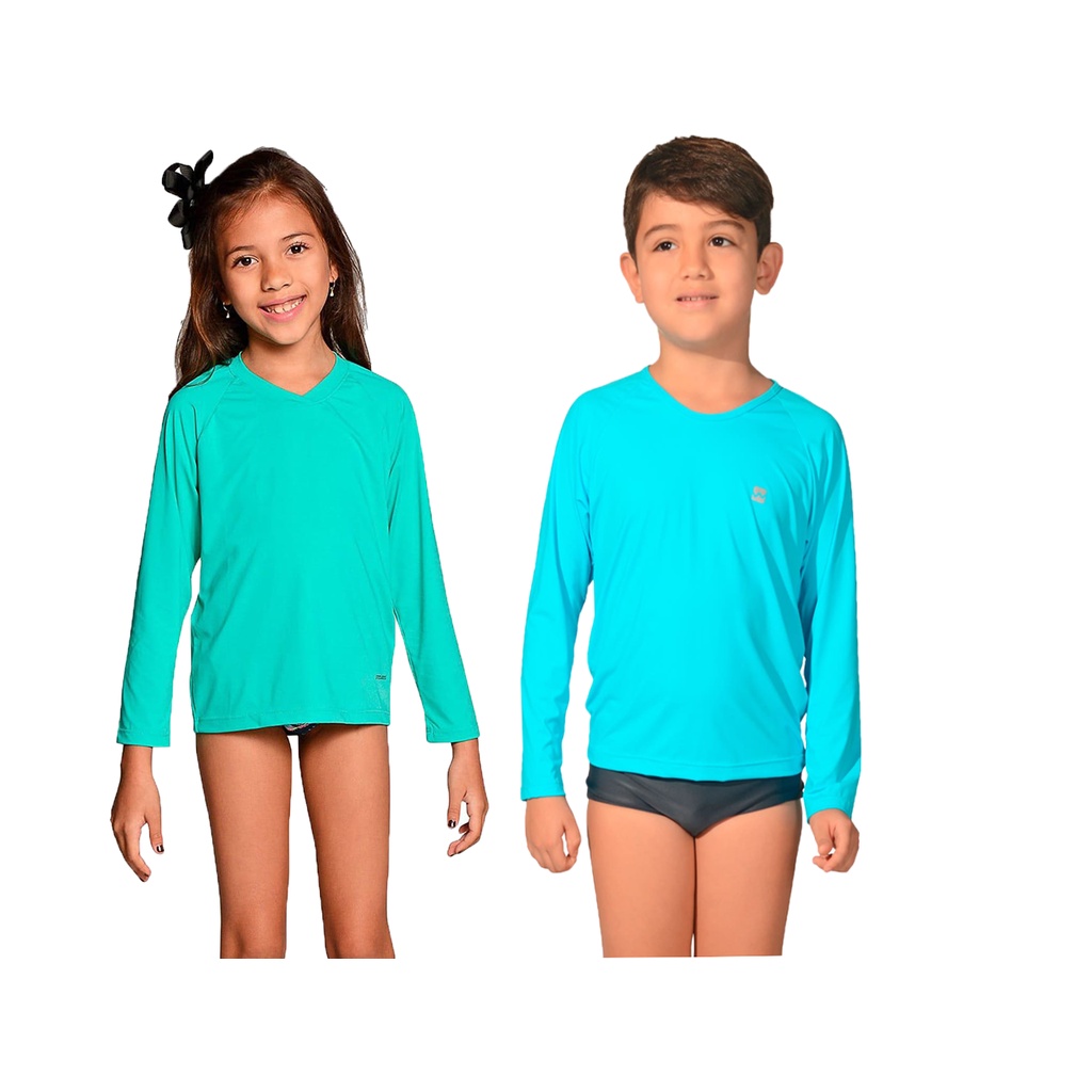 Camisa uv hot sale praia infantil