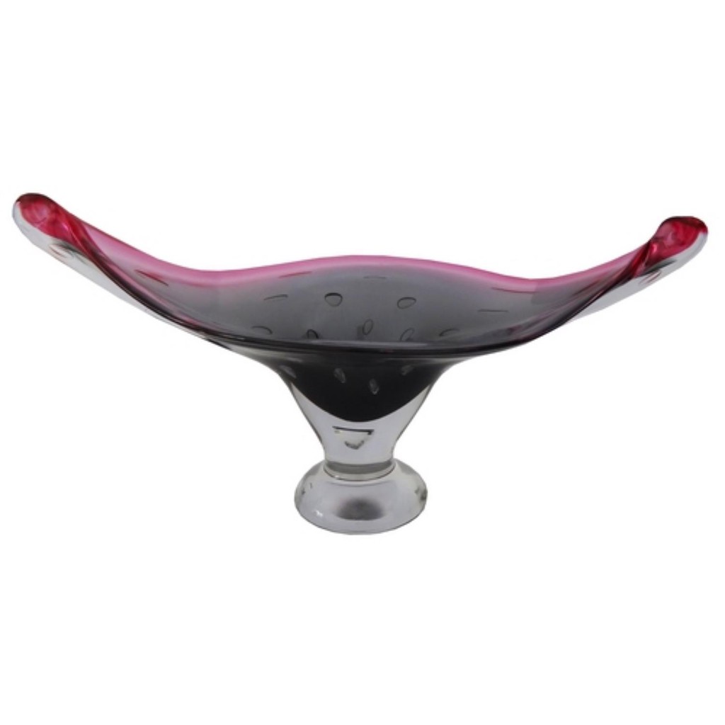 Centro de Mesa Murano Preto 50cm Base Transp. | Shopee Brasil