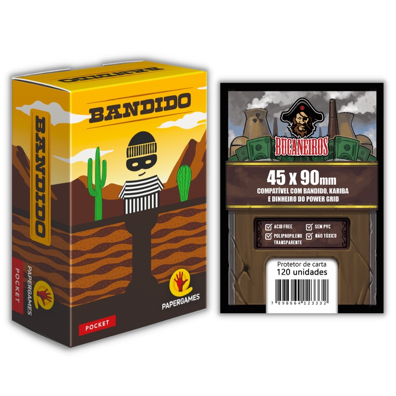 Kit Bandido jogo de cartas + Sleeves