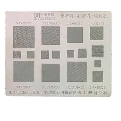 Stencil Bga Universal Para Reballing Celular Android, Iphone