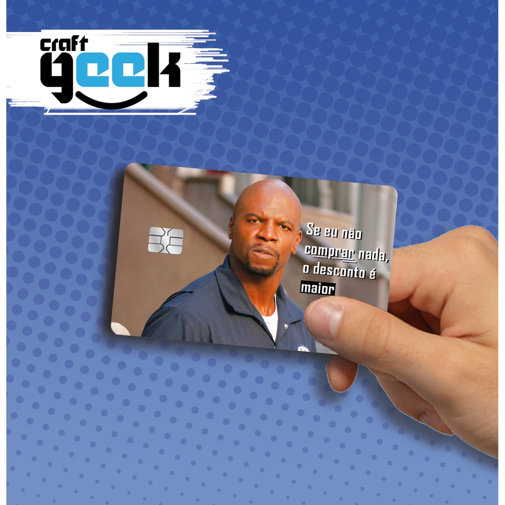 Meme - Adesivo para cartão de crédito/débito | Shopee Brasil