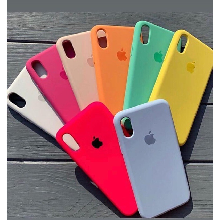 capa capinha case para iphone X/XS/ XR 7/8 iphone 11 aveludada com logo apple barato original pronta entrega no brasil