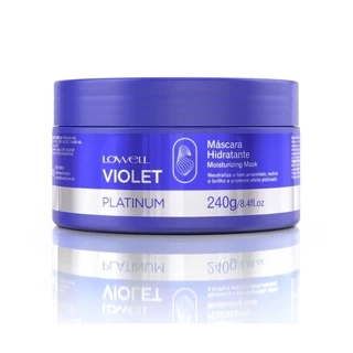 Máscara Hidratante Violet Platinum 240 g Lowell