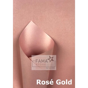 Papel Perolizado Color Rosé Gold 180g A4 20 Folhas | Shopee Brasil