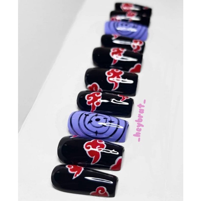 30 Adesivos para Unhas Naruto - Nuvens da Akatsuki, Produto p/ Unhas  Patroete Nunca Usado 84512548