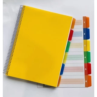 Caderno A4 6 Matérias S/Pauta - Espiral