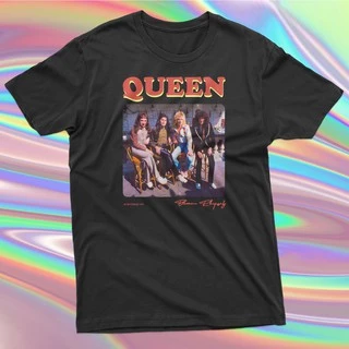 Camiseta Básica Unissex Algodão Queen Banda Music Vintage Pop 80s Tumblr